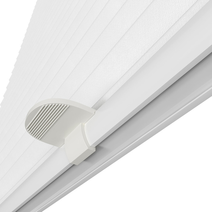 Plisségardin Touch Up & Down Vit 120 x 130 cm